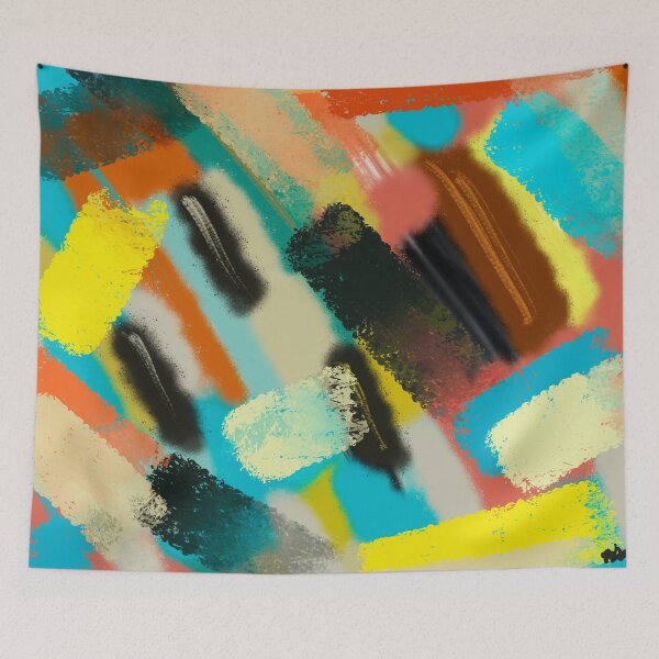 Item preview, Strokes abstract art designed and sold by headtrackerart.