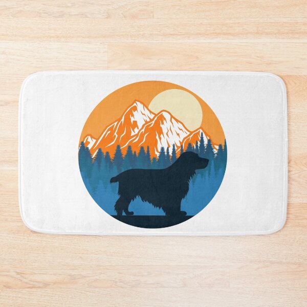 Artikelvorschau, Cocker Spaniel Hund Silhouette Sonnenuntergang Berg Wald Cocker Spaniel Liebhaber entworfen und verkauft von alaechamlal.