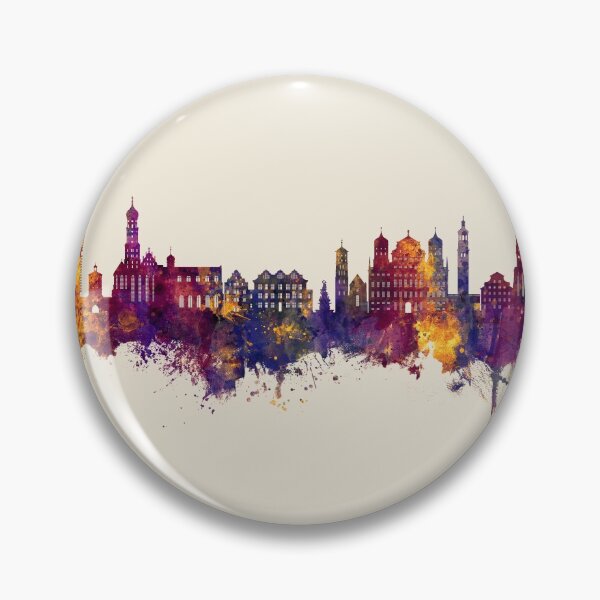 Item preview, Augsburg Germany Skyline designed and sold by ArtPrints.