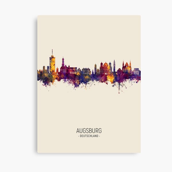 Item preview, Augsburg Germany Skyline designed and sold by MICHAEL TOMPSETT.