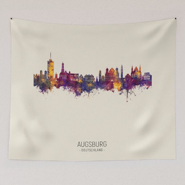 Item preview, Augsburg Germany Skyline designed and sold by ArtPrints.