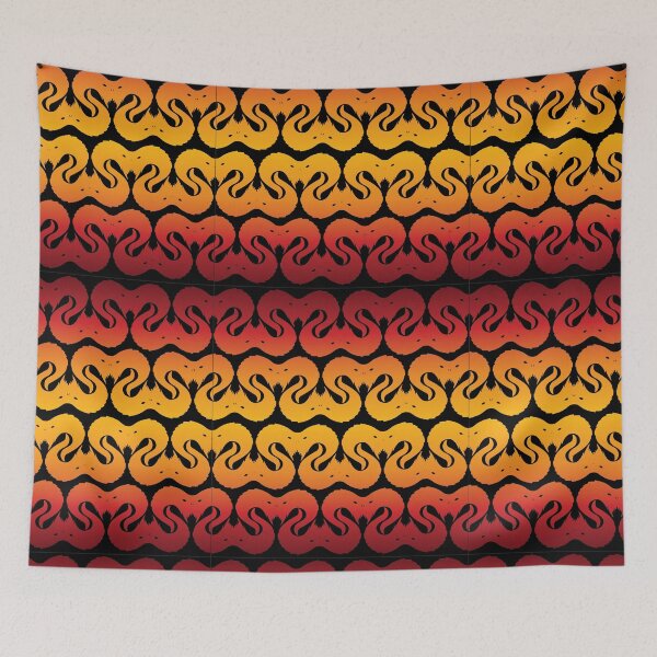 Item preview, Fire and Demon Pattern designed and sold by DapperZombee.