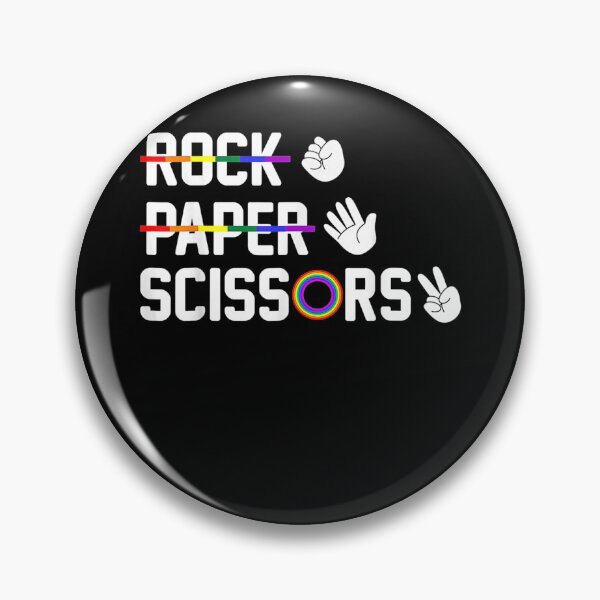 Item preview, Rock Paper Scissors Gay Lesbian LGBT Pride  designed and sold by RogerGift.