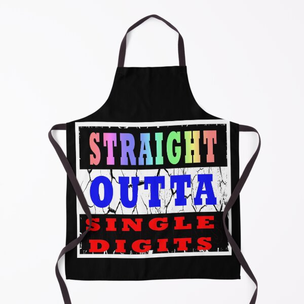 Item preview, Straight Outta Single Digits Happy 10th Birthday designed and sold by KeysTreasures.
