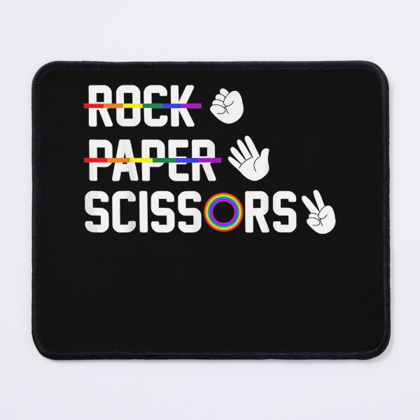 Item preview, Rock Paper Scissors Gay Lesbian LGBT Pride designed and sold by RogerGift.