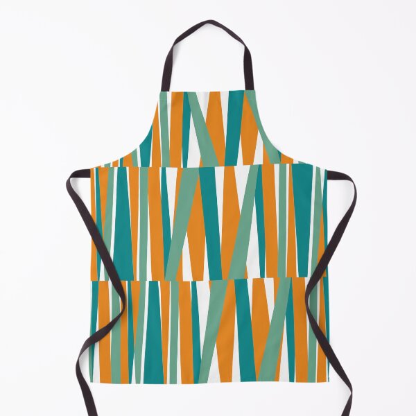 Item preview, Retro Angular Stripes Blue and Orange designed and sold by QuestingPixel.