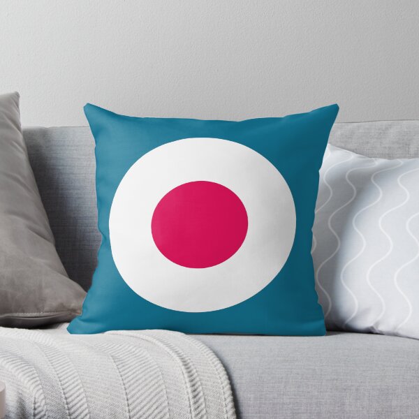 mod cercle Throw Pillow