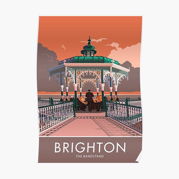 Brighton, Bandstand Poster