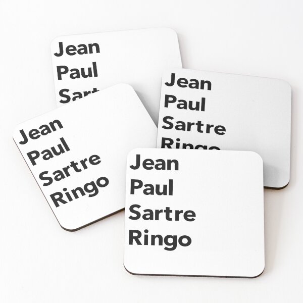Item preview, ORIGINAL - Jean Paul Sartre Ringo designed and sold by Marissa Maciel.