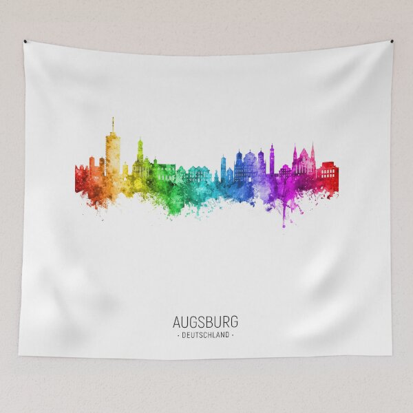 Item preview, Augsburg Germany Skyline designed and sold by ArtPrints.