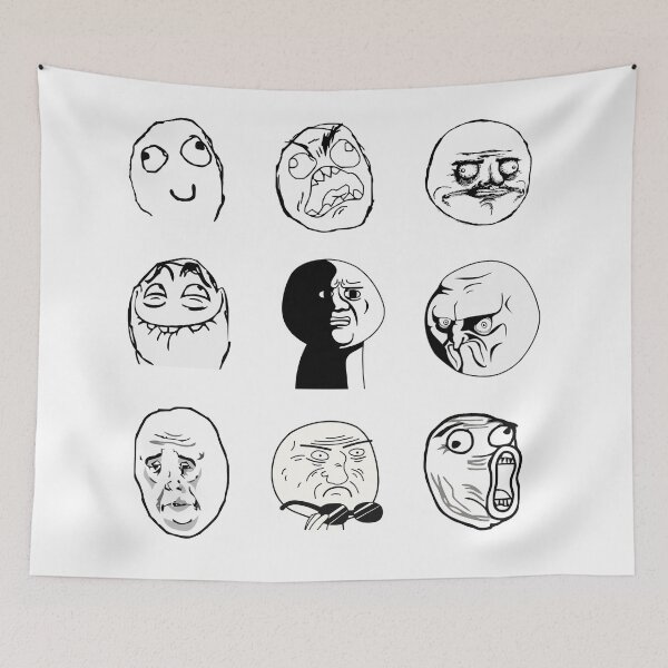 Item preview, Rage Faces Pack designed and sold by Meme Economy.
