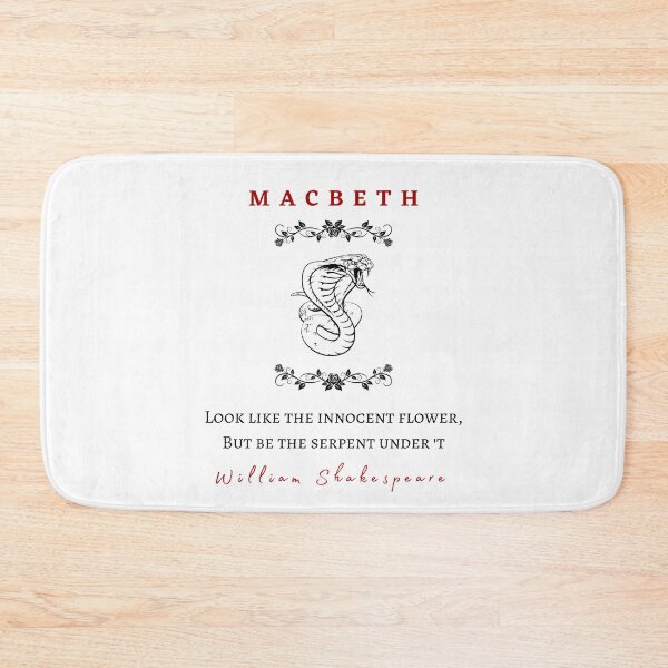 Item preview, William Shakespeares Macbeth Quote Art designed and sold by Rebel Misfits.