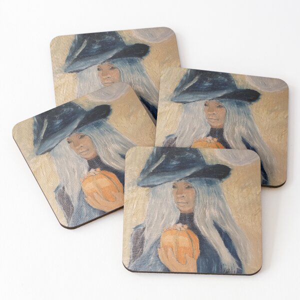 Item preview, Trick or treat oil painting by Tabitha kremesec  designed and sold by Tabitha Kremesec.