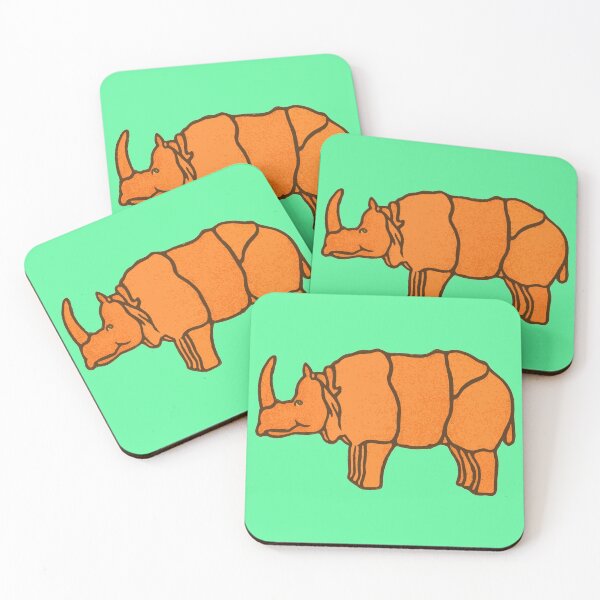 Aperçu de l'œuvre Rhinocéros doré créée et vendue par RapTops.