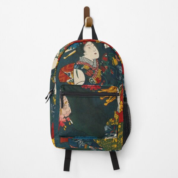 Item preview, Classical Japanese Art: A courtesan promenading II - Yoshitora designed and sold by Naturalist Prints.