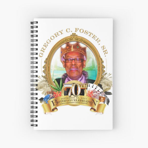 A King's 70th Celebration Spiral Notebook