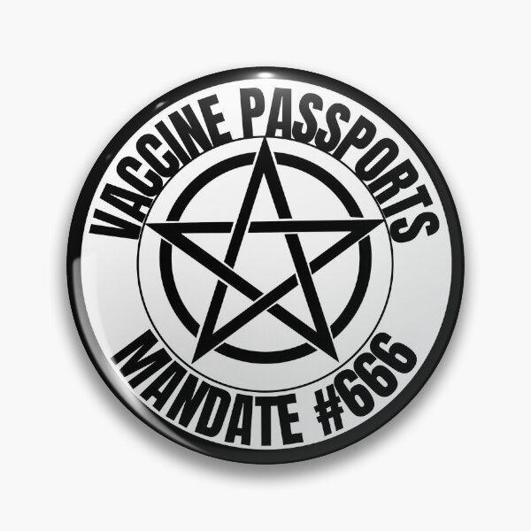 Artikelvorschau, Impfpass-Mandat #666 Pentagramm entworfen und verkauft von RGRamsey.
