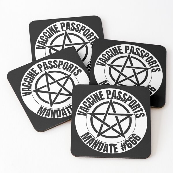 Item preview, Vaccine Passport Mandate #666 Pentagram designed and sold by RGRamsey.