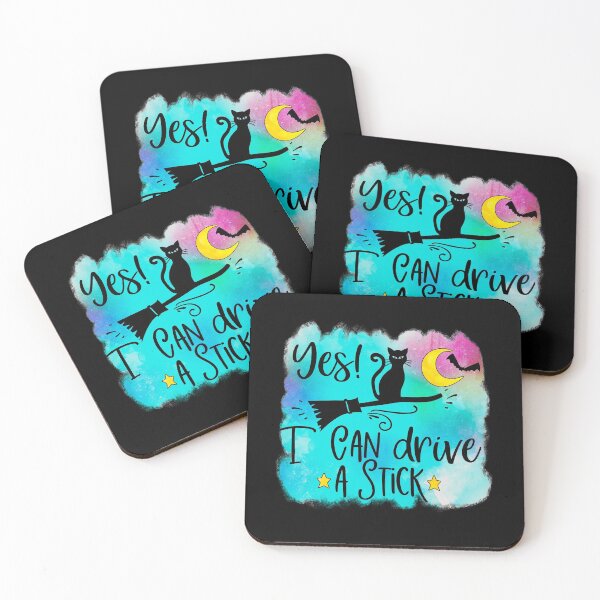 Item preview, Yes! I can drive a stick Halloween- men’s and women’s  Halloween  designed and sold by Designs Of all kinds.