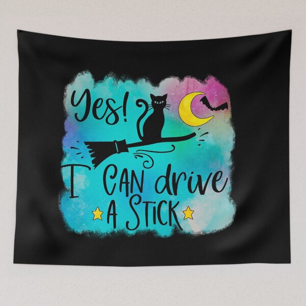 Item preview, Yes! I can drive a stick Halloween- men’s and women’s  Halloween  designed and sold by Designs Of all kinds.