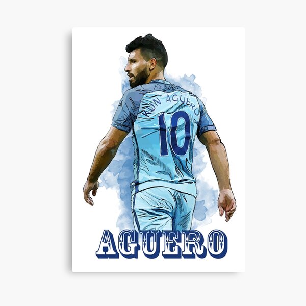 Sergio Aguero Canvas Prints Redbubble