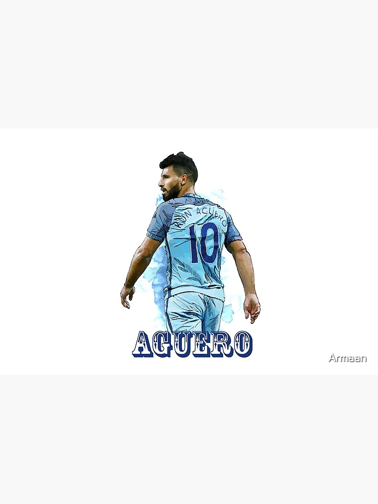 "Sergio Kun Aguero" Zipper Pouch by Armaan | Redbubble