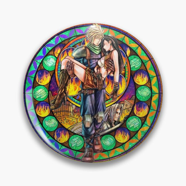 Item preview, Cloud and Tifa Fulfilled Promise designed and sold by Lali-Holley.