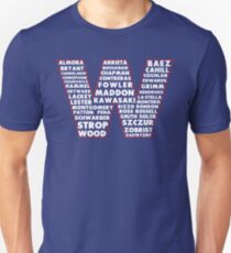 W is for Win Flag - Fun North Side Sports Roster Logo Unisex T-Shirt