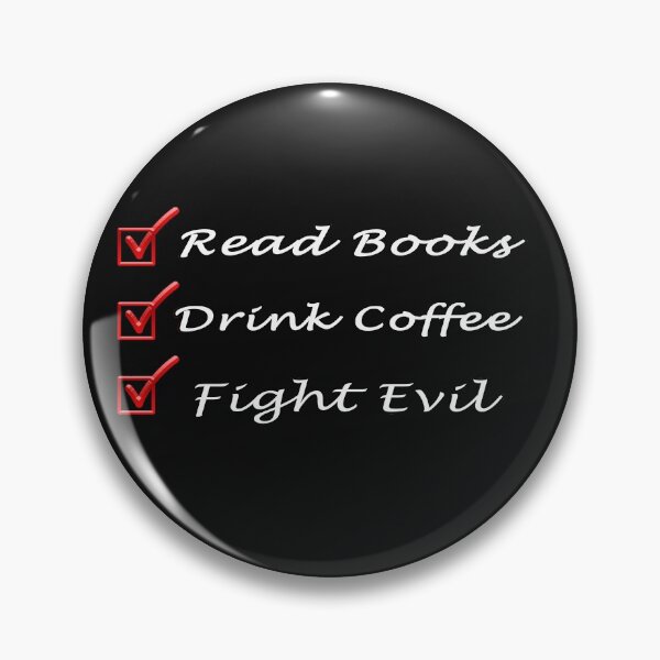 Item preview, Read Books Drink Coffee Fight Evil designed and sold by Hanaahashem.