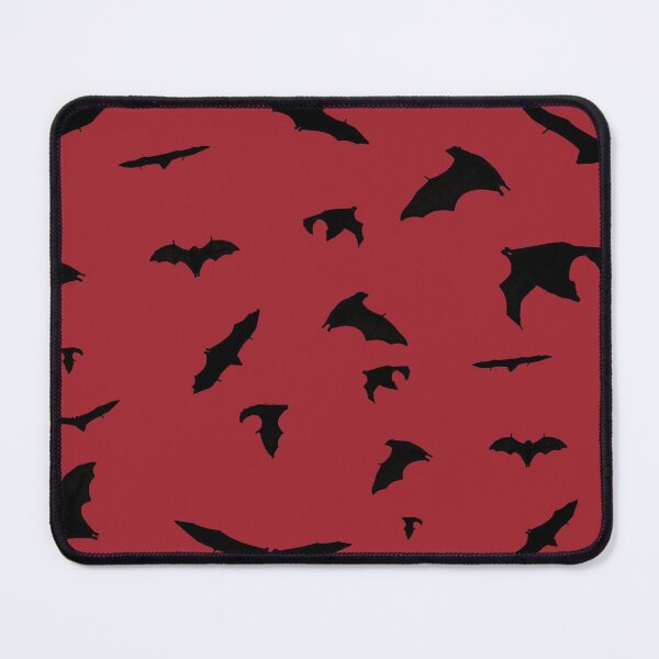 Item preview, bats on living coral background  designed and sold by AHELENE.