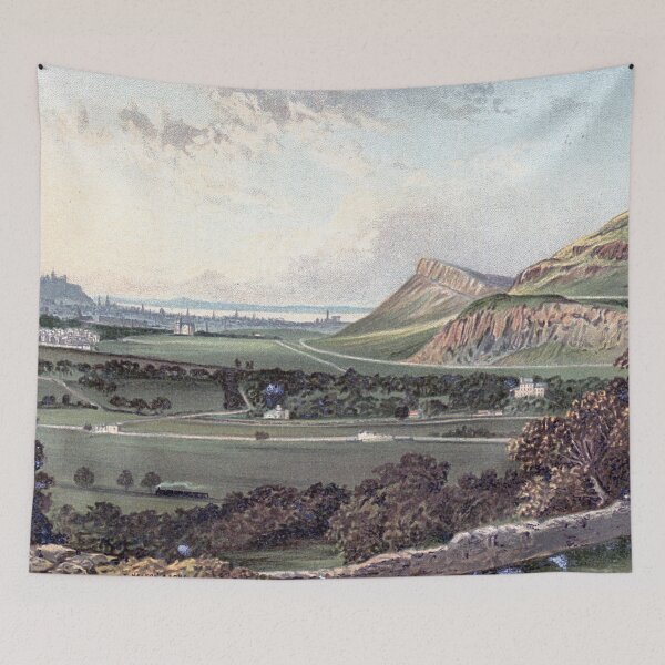 Item preview, Vintage Illustration of Edinburgh from Craigmillar Castle designed and sold by yourscotland.