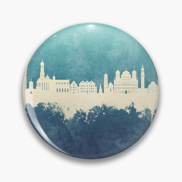 Item preview, Augsburg Germany Skyline designed and sold by ArtPrints.