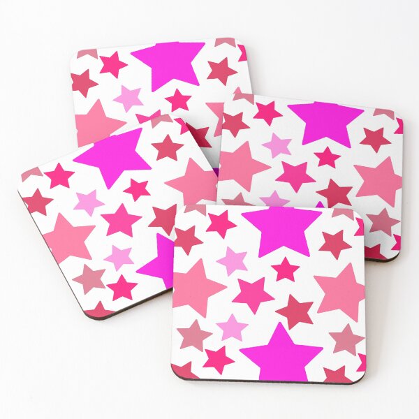 Item preview, shades of pink star pattern - pattern designed and sold by Jessi-Sketches.
