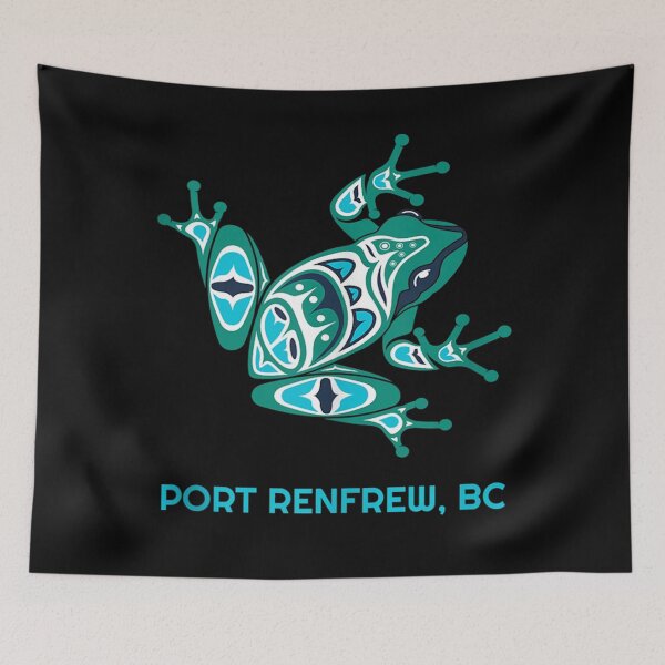 Item preview, Port Renfrew British Columbia Frog Native Pacific NW Tank Top designed and sold by AdonisShop.