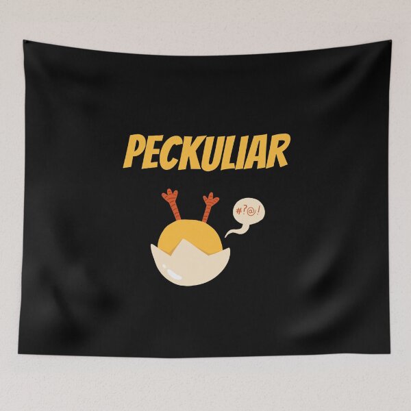 Item preview, Peckuliar Funny Saying Pun of Peculiar designed and sold by Housestore.
