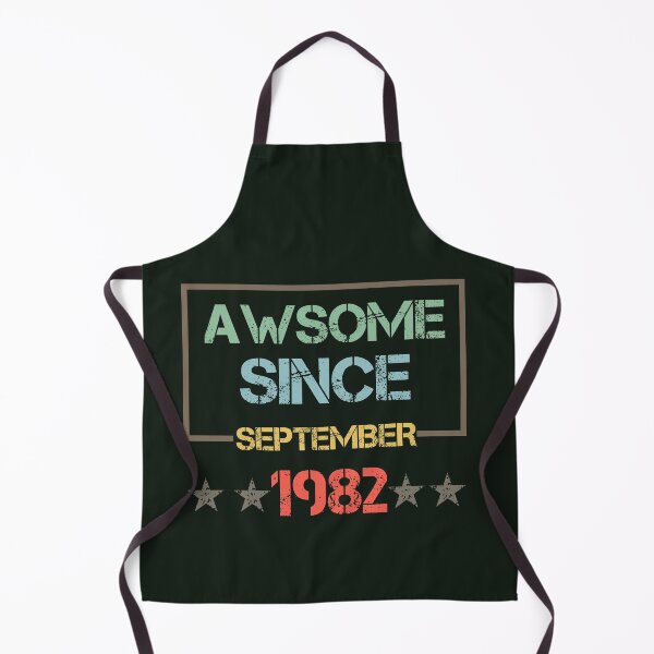 Item preview, Awesome Since September 1982,Birthday Gift Idea,Mother's Day,Father's Day,Girlfriend,Boyfriend,Woman,Man,Old 1982,Retro Vintage illustration and Design. designed and sold by Simo-One.