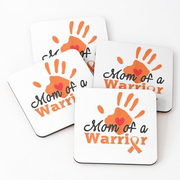 Item preview, Mom of a Warrior Handprint Leukemia Cancer Support Squad  designed and sold by GerdaShop.