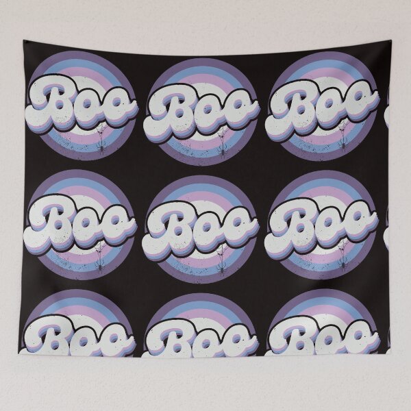 Item preview, retro boo designed and sold by justplainwords.