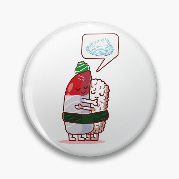 Item preview, Surf Clam Negeri Sushi Hugs Wasabi Japanese, Clamshell designed and sold by Sweeettfriday.