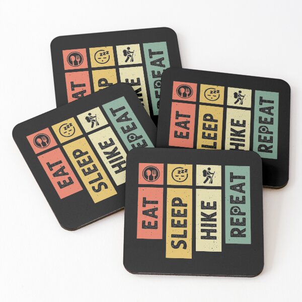 Item preview, Eat Sleep Hike Repeat designed and sold by Prince - Bestseller ★★★★★.