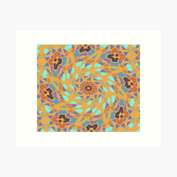 Item preview, Fall Sun Mosaic Mandala designed and sold by laniecarvajal.