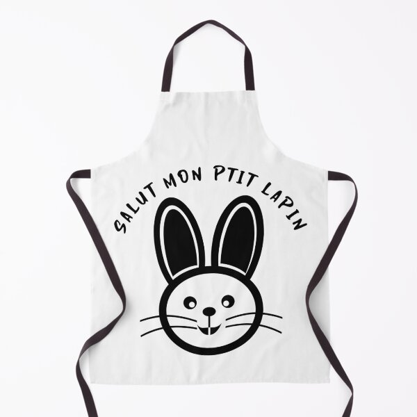 Aperçu de l'œuvre t shirt lapin - salut mon ptit lapin - cadeau - humour créée et vendue par ali998.