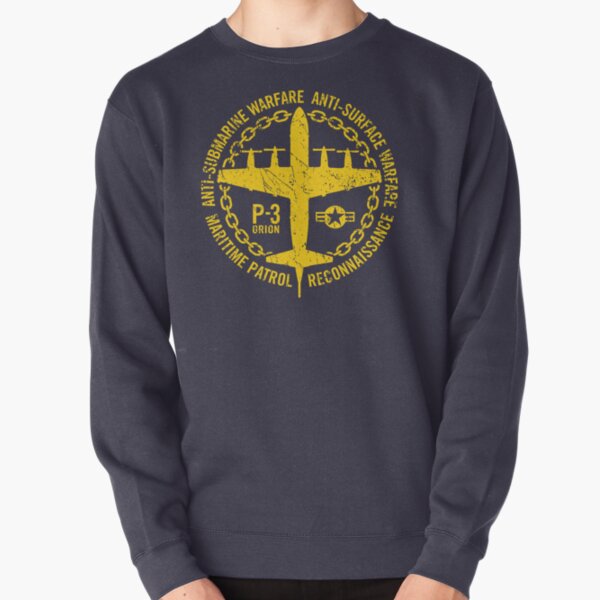 P-3 Orion Naval Maritime Patrol Anti-Submarine Warfare Aircraft Pullover Sweatshirt