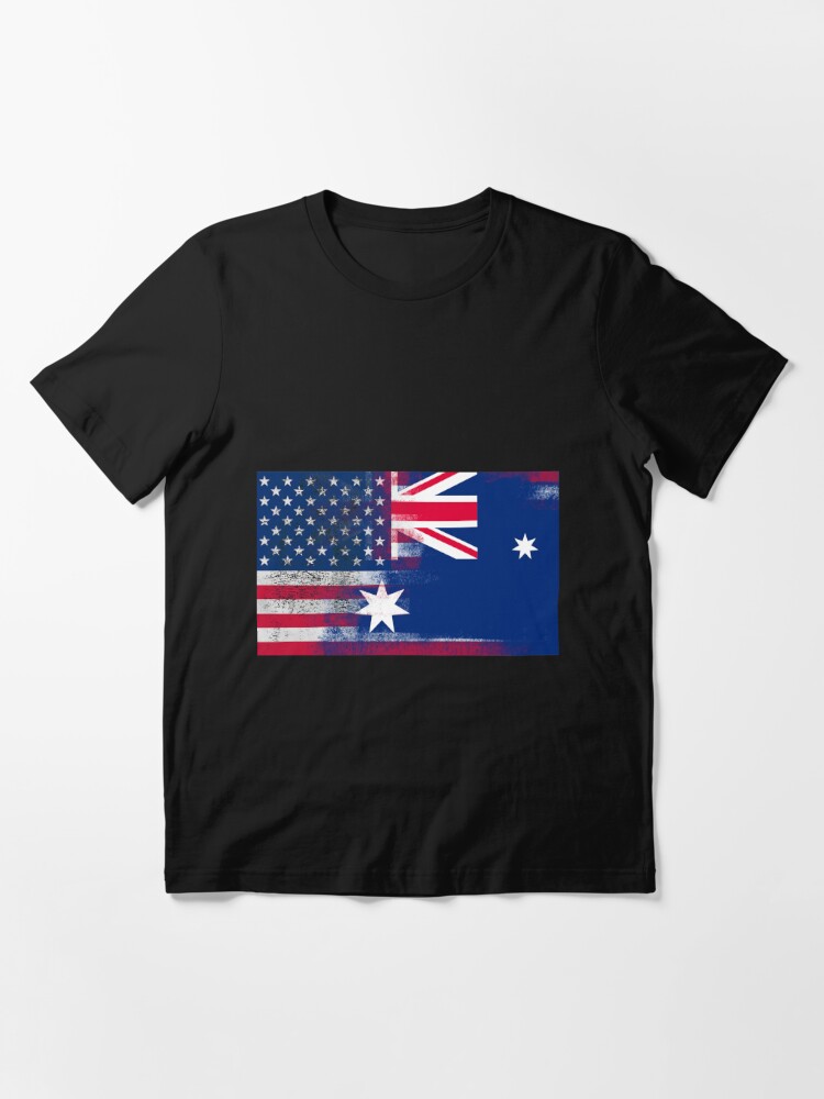 Australian American Half Australia Half America T-shirt by ozziwar | Redbubble