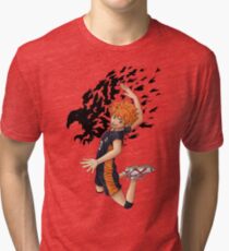 Camiseta de tejido mixto Haikyuu !!