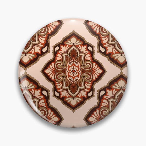 Item preview, Seamless Paisley Repeat Pattern - Orange designed and sold by SemDesigns1.