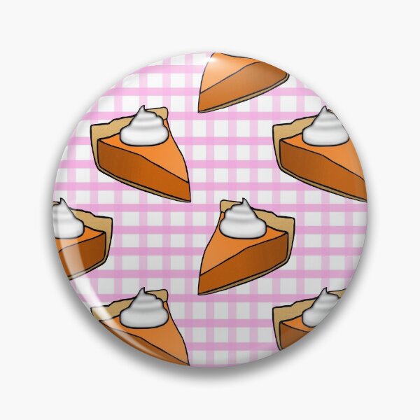 Item preview, Pumpkin Pie on Pink Gingham designed and sold by Julie Erin Designs.