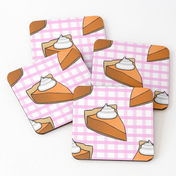 Item preview, Pumpkin Pie on Pink Gingham designed and sold by Julie Erin Designs.