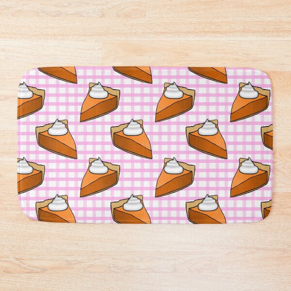 Item preview, Pumpkin Pie on Pink Gingham designed and sold by Julie Erin Designs.