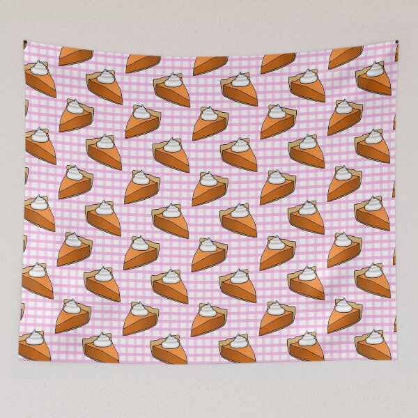 Item preview, Pumpkin Pie on Pink Gingham designed and sold by Julie Erin Designs.